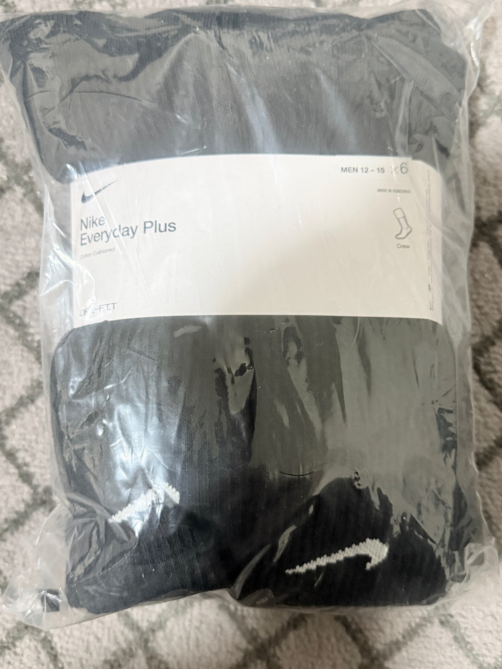 Nike Black Crew Socks